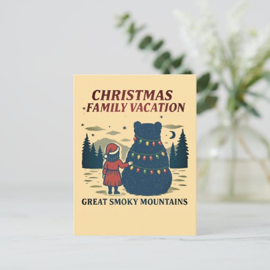 Weihnachten - Smoky Mountains Nationalpark Urlaub (Stehend Vorderseite)