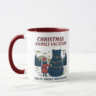 Weihnachten - Smoky Mountains Nationalpark Urlaub Tasse