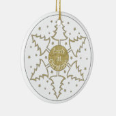 Weihnachten "Snowflake Trees" Ornament personalisi (Rechts)