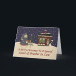 Weihnachten Snowman Special Sister & Bruder im Rec<br><div class="desc">karte</div>