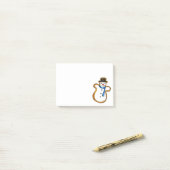 Weihnachten Snowman Zucker Cookie Urlaub Hanukkah Post-it Klebezettel (Auf Schreibtisch)