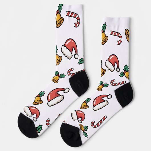 Weihnachten  socken (Linkes Detail)