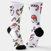 Weihnachten  socken (Gewinkelt)