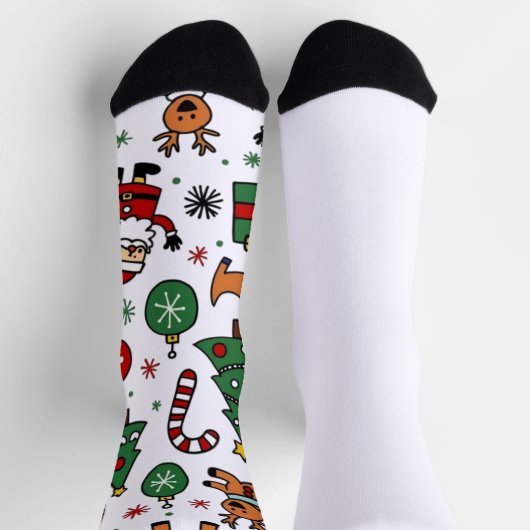 Weihnachten Socken (Oben)