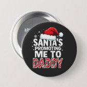 Weihnachten soll mich zu Weihnachten befördern Button (Vorne & Hinten)