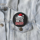Weihnachten soll mich zu Weihnachten befördern Button (Beispiel)