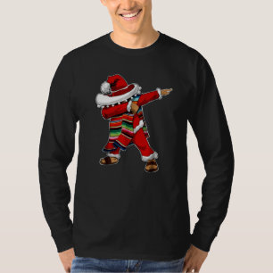 Weihnachten Sombrero Dabbing Mexikanischer Poncho  T-Shirt