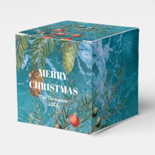 Weihnachten Sommer Strand frohe Weihnachten Geschenkschachtel