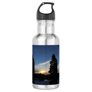 Weihnachten-Sonnenaufgang Edelstahlflasche
