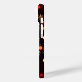 Weihnachten Sparkling Bokeh Lights Winterschneeflo Case-Mate iPhone Hülle (Rückseite / Links)