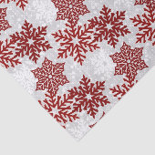 ⭐ Weihnachten Sparkor Rot ❄ Schneeflocken Seidenpapier (Ausschnitt)