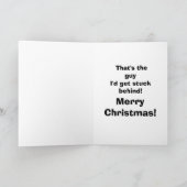 Weihnachten Spaß Grußkarte "Spectickles" (Innenseite)