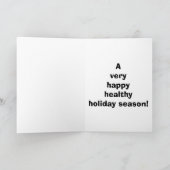 Weihnachten Spaß Grußkarte "Spectickles" (Innenseite)