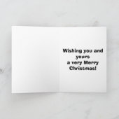 Weihnachten Spaß Grußkarte "Spectickles" (Innenseite)