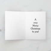 Weihnachten Spaß Grußkarte "Spectickles" (Innenseite)