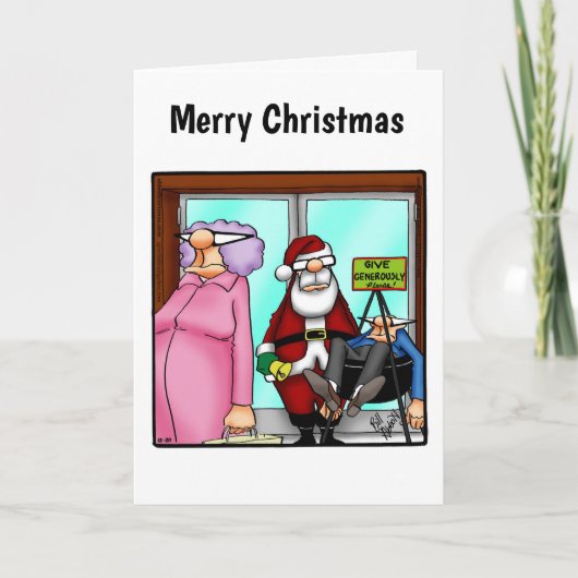 Weihnachten Spaß Grußkarte "Spectickles" (Vorderseite)