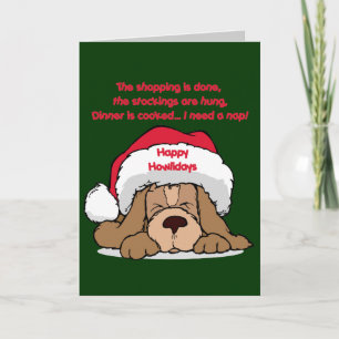 Weihnachten Spaß Happy Howlidays Geschenke