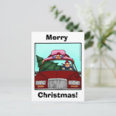 Weihnachten Spaß Postcard Spectickles (Stehend Vorderseite)