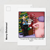 Weihnachten Spaß Postcard Spectickles (Vorne/Hinten)
