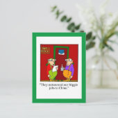 Weihnachten Spaß Postcard Spectickles (Stehend Vorderseite)