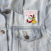 Weihnachten Spaß: Stopp Fighting & Reconcile Funny Button (Beispiel)