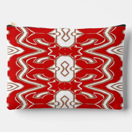 Weihnachten Special Rot & Weiß Trendschminke Zubehörtasche (Vorderseite)