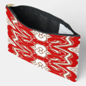 Weihnachten Special Rot & Weiß Trendschminke Zubehörtasche (Offen)