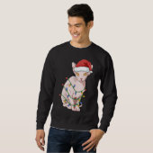 Weihnachten Sphynx Cat Geschenk Frauen Sphynx Cat Sweatshirt (Vorne ganz)