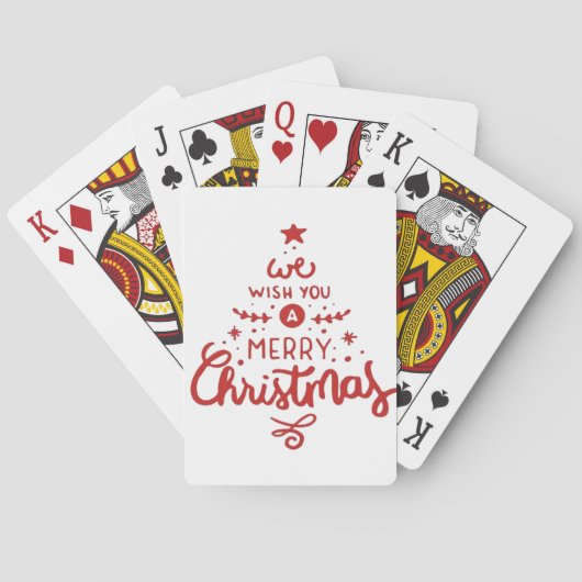Weihnachten Spielkarten (Rückseite)