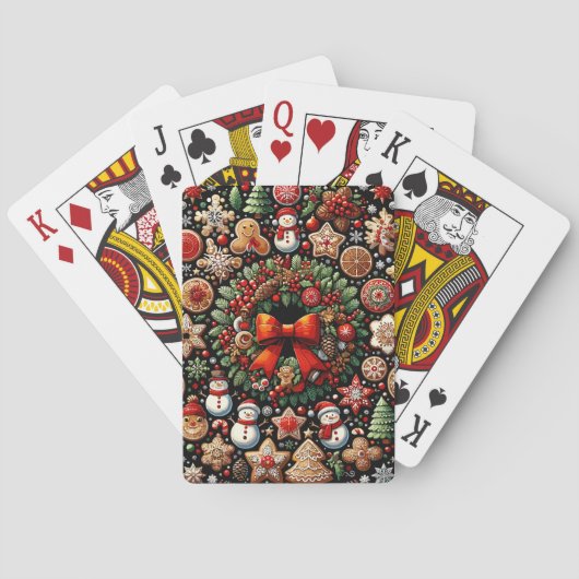 Weihnachten Spielkarten (Rückseite)
