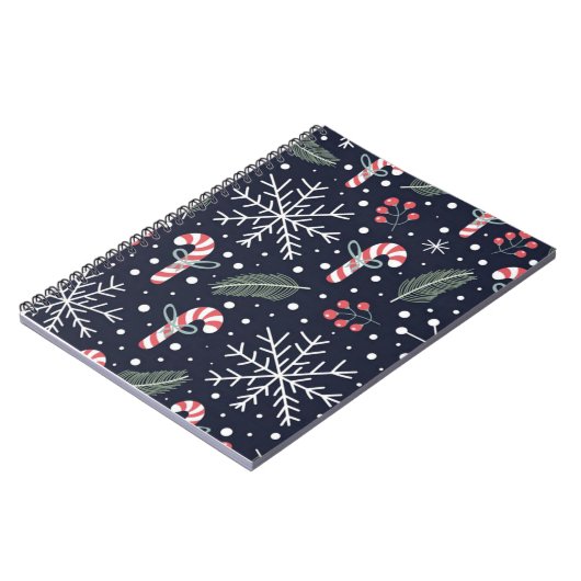 Weihnachten Spiral Foto Notebook Notizblock (Linke Seite)