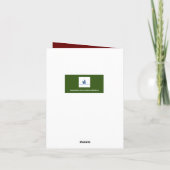 Weihnachten Spiritueller Bouquet für einen Prieste Karte (Rückseite)