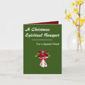 Weihnachten Spiritueller Bouquet für einen Prieste Karte (Gelbe Blume)