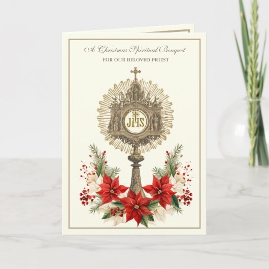Weihnachten Spiritueller Bouquet katholischer Prie (Vorderseite)