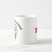 Weihnachten Spitz Tasse: Frohe Weihnachten Kaffeetasse (Mittel)