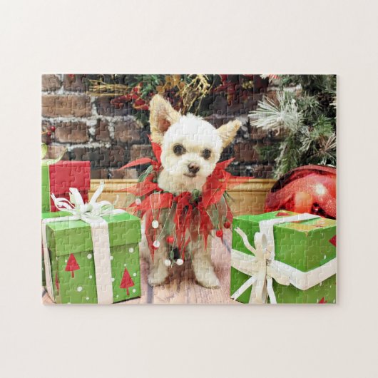 Weihnachten - Spitz X - Gänseblümchen Puzzle (Horizontal)