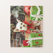 Weihnachten - Spitz X - Gänseblümchen Puzzle (Vertikal)