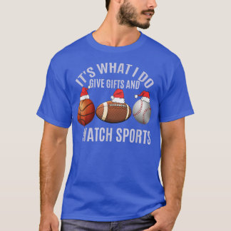 Weihnachten Sport sein, was ich gebe Geschenke und T-Shirt
