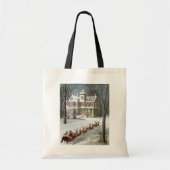 Weihnachten, St. Nikolaus mit Rentier Tragetasche (Vorne)