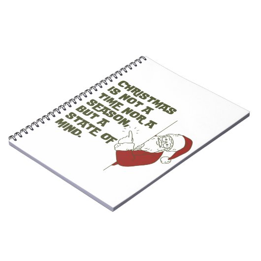 Weihnachten Staat Notizblock (Linke Seite)