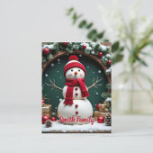 Weihnachten - Standardkarte Postkarte (Stehend Vorderseite)