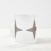 Weihnachten Star Mattglastasse (Vorderseite Links)