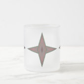 Weihnachten Star Mattglastasse (Mittel)