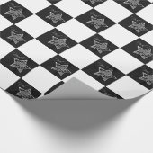 Weihnachten Star Weihnachts-Weihnachtsfeiertag Geschenkpapier (Ecke)