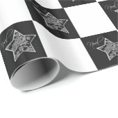 Weihnachten Star Weihnachts-Weihnachtsfeiertag Geschenkpapier (Rolleneckpunkt)