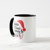 Weihnachten steht bevor tasse (Vorderseite Links)