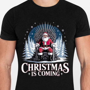 Weihnachten steht vor der Tür - Lustiges Weihnacht T-Shirt
