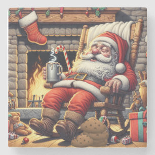 Weihnachten Steinuntersetzer