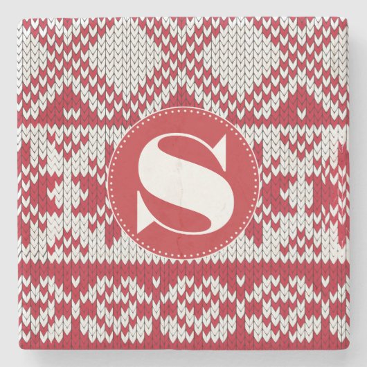 Weihnachten Steinuntersetzer (Vorderseite)