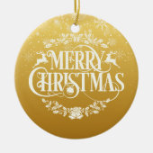 Weihnachten StepMom Stepmutter Definition Gold Keramik Ornament (Vorne)